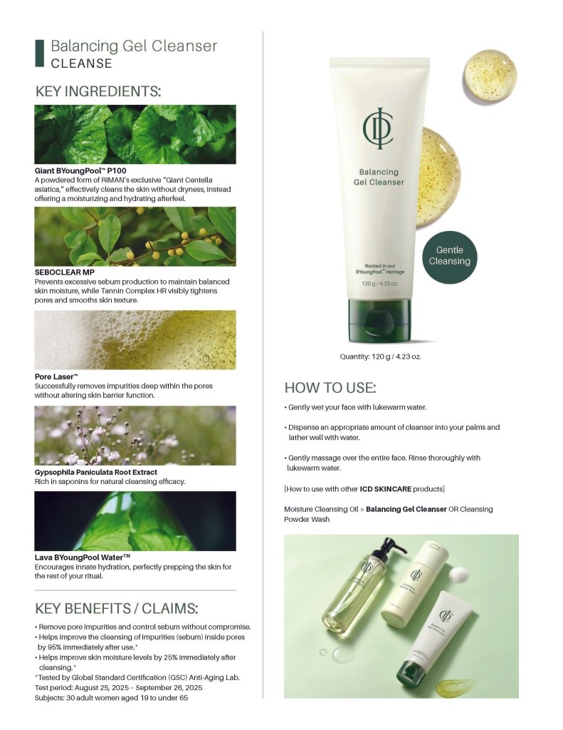 ICD Balancing Gel Cleanser - RIMAN KBeauty -