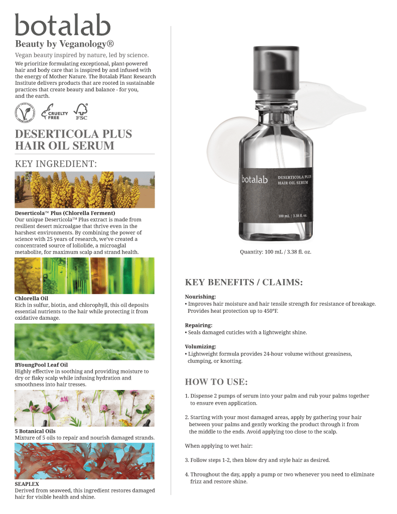 botalab Deserticola Hair Oil Serum - RIMAN KBeauty - Korean Skincare Routine for Glass Skin