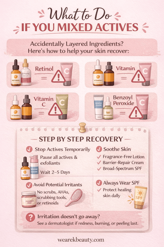 What to do if you mix the wrong combination of skincare ingredients - RIMAN KBeauty