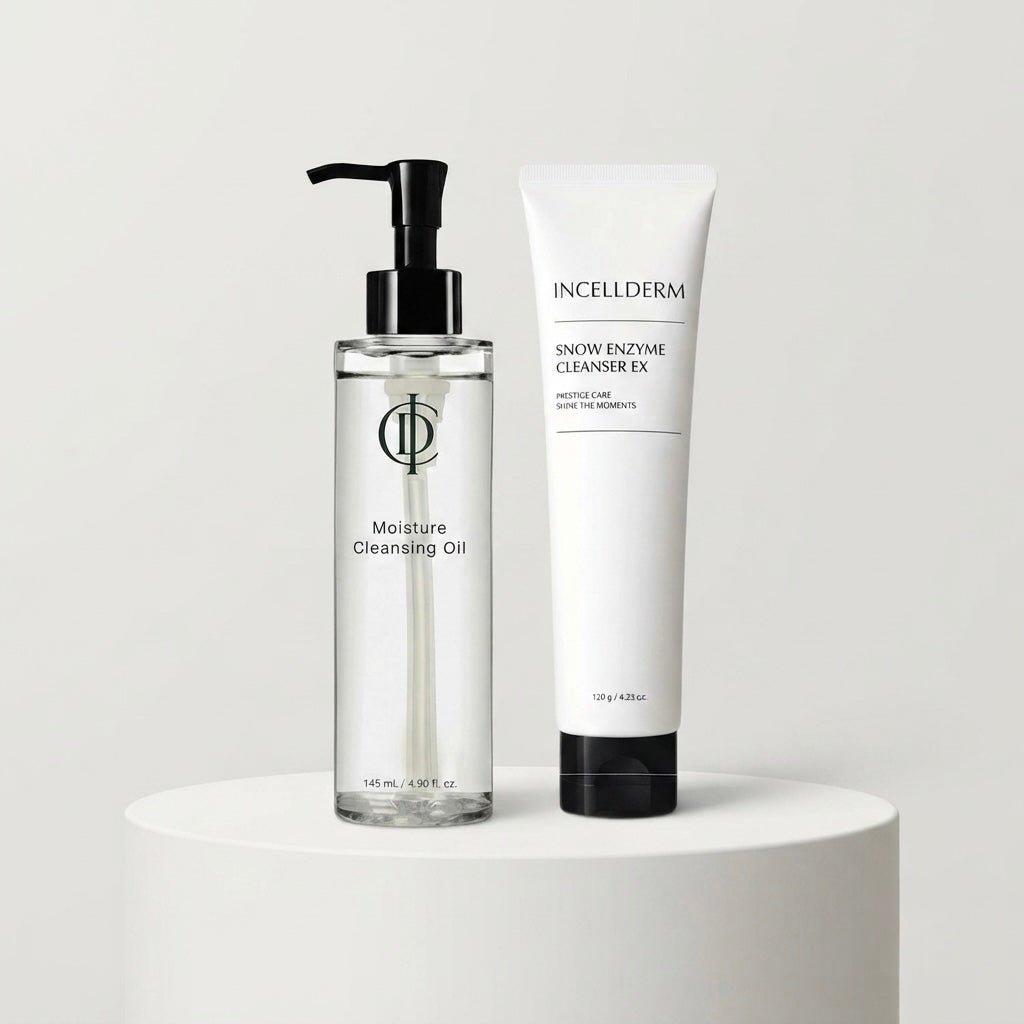 Cleansing Bundle - Double Cleanse with Oil and Snow Enzyme - Save $10 with this bundle - RIMAN KBeauty-