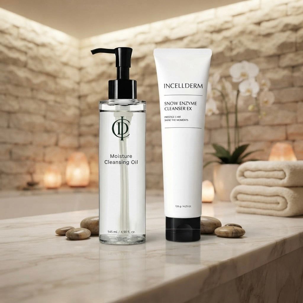 Cleansing Bundle - Double Cleanse with Oil and Snow Enzyme - Save $10 with this bundle