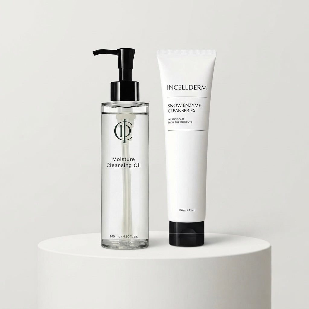 Cleansing Bundle - Double Cleanse with Oil and Snow Enzyme - Save $10 with this bundle