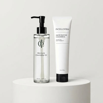Cleansing Bundle - Double Cleanse with Oil and Snow Enzyme - Save $10 with this bundle