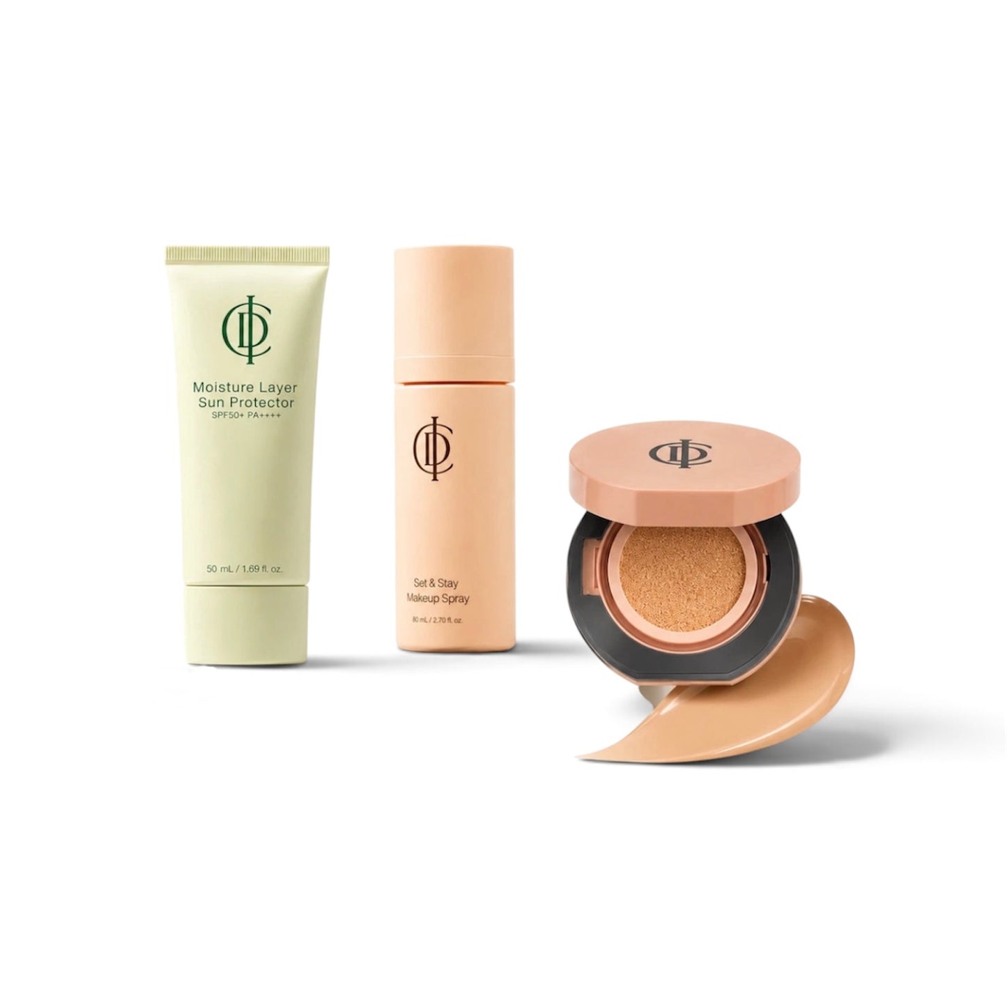 Daytime Set & Go Bundle: Light Cushion, Sunscreen, Setting Spray - Save $9 with this Bundle