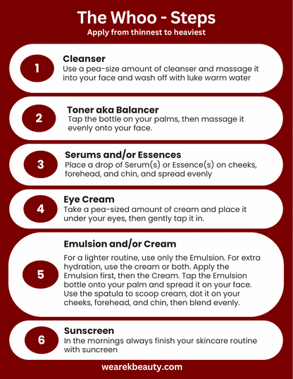 The History of Whoo: Gongjinhyang Fresh UV Protection Cream SPF 50+ PA++++ 60ml - 4 Piece Set