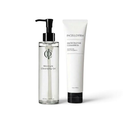 Cleansing Bundle - Double Cleanse with Oil and Snow Enzyme - Save $10 with this bundle