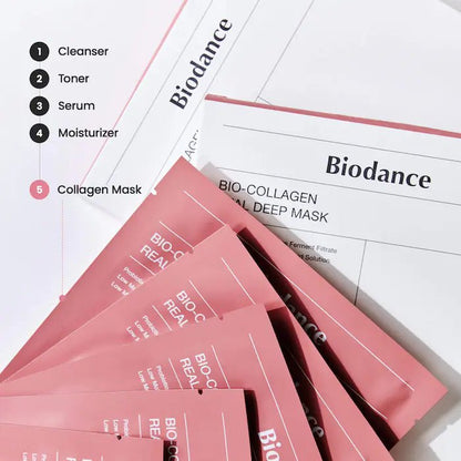 Biodance - Bio Collagen Real Deep Mask for Pore Minimizing & Firming Care - RIMAN KBeauty - 