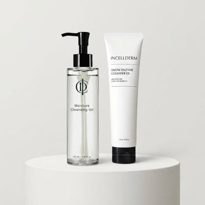Cleansing Bundle - Double Cleanse with Oil and Snow Enzyme - Save $10 with this bundle - RIMAN KBeauty-