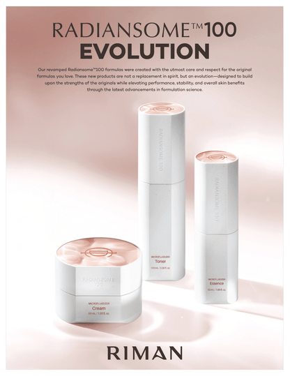 Pre - Sale - Newly Reformulated ICD Radiansome™100 Set - Ships separately on April 7th 2026 - RIMAN KBeauty - 