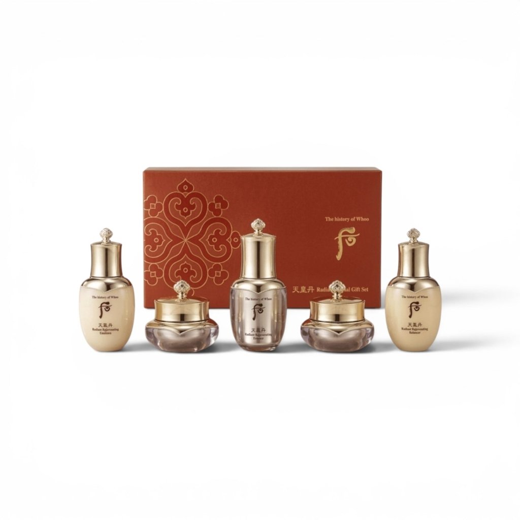 The History of Whoo: Cheongidan Radiant 5 pcs Special Travel Set - RIMAN KBeauty-