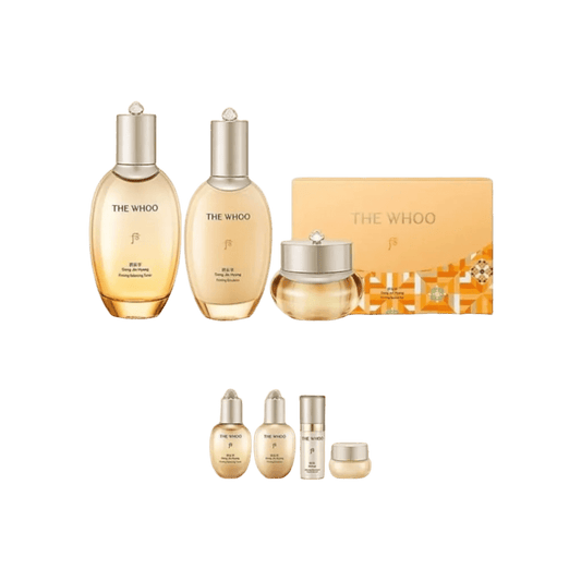 The History of Whoo: Gong Jin Hyang, Special Firming Set. 3 Full size, 4 Travel size. 7 piece total - RIMAN KBeauty-
