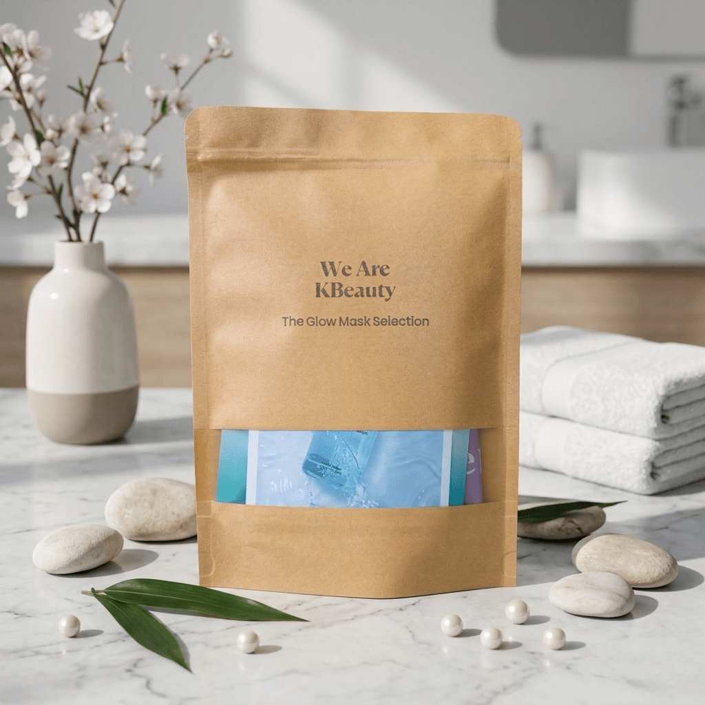The We Are KBeauty Glow Bag (Proceeds to ACS) - 100% Cotton Backpack & Selections of Facial Masks - RIMAN KBeauty - 