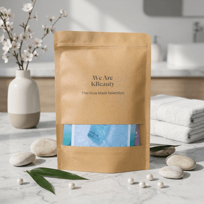 The We Are KBeauty Glow Bag (Proceeds to ACS) - 100% Cotton Backpack & Selections of Facial Masks - RIMAN KBeauty - 
