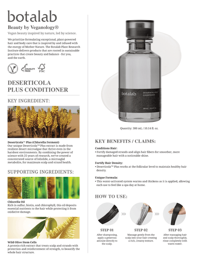 botalab Deserticola conditioner - RIMAN KBeauty - Korean Skincare Routine for Glass Skin