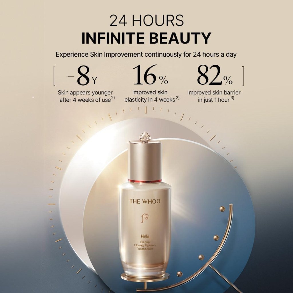 History of Whoo Bichup Ultimate Recovery Youth Serum. 6 Piece Special Set -  Korean Skincare Routine for Glass Skin