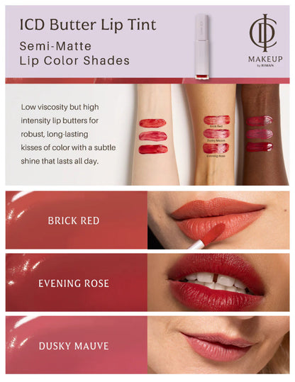 ICD Makeup Butter Lip Tint Semi Matte - RIMAN KBeauty - Korean Skincare Routine for Glass Skin