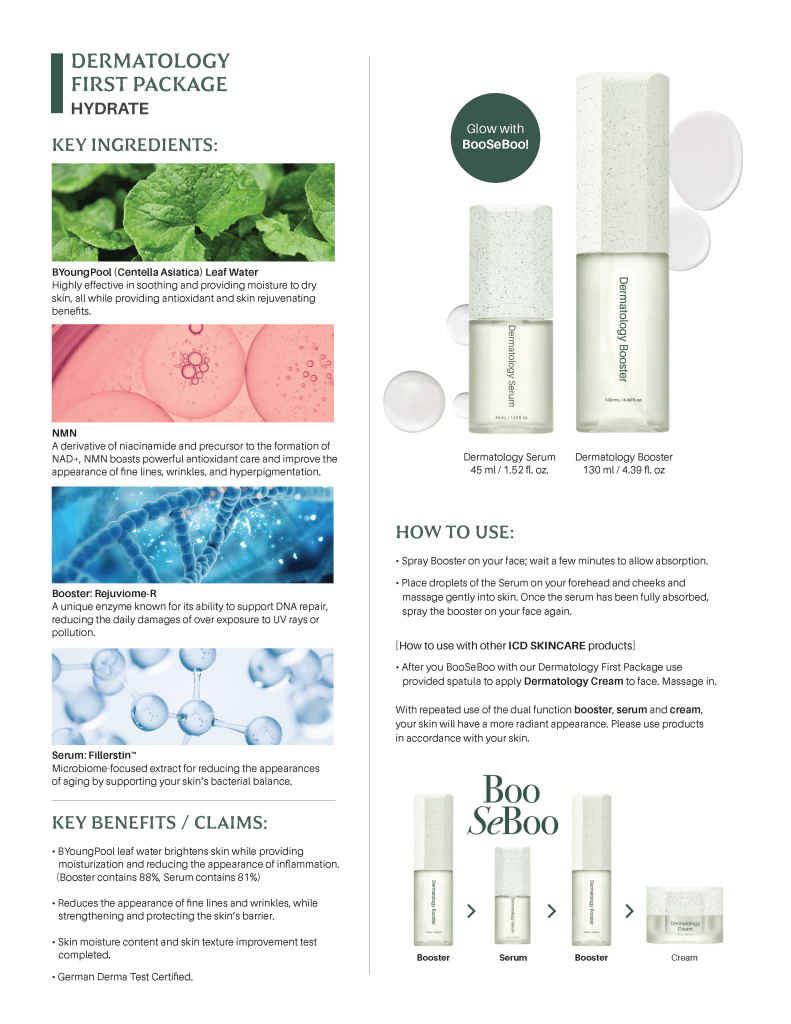 Incellderm Dermatology First Package Booster and Serum – RIMAN KBeauty Incellderm Dermatology First Package Booster and Serum – RIMAN KBeauty