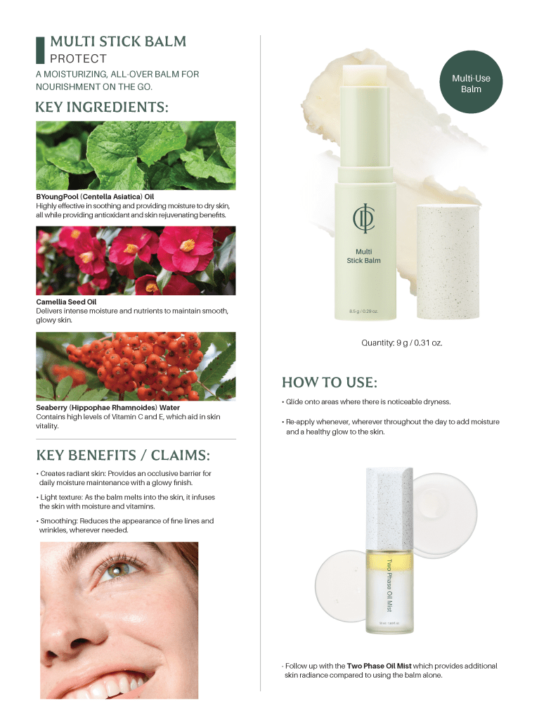 Incellderm ICD Multi Stick Balm - RIMAN KBeauty - Korean Skincare Routine for Glass Skin