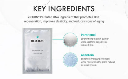REJURAN® Skin Protection Mask, c - PDRN® - RIMAN KBeauty - Korean Skincare Routine for Glass Skin