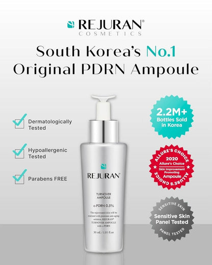 REJURAN Turnover Ampoule 0.5% cPDRN - RIMAN KBeauty - Korean Skincare Routine for Glass Skin