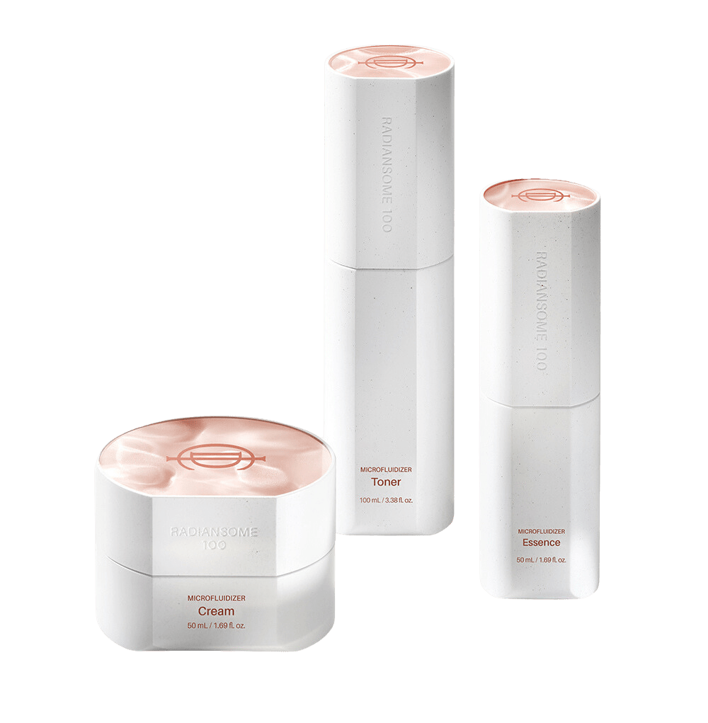 SNEAK PEAK SALE - Newly Reformulated ICD Radiansome™100 Microfluidizer Cream, Essence, Toner Set - Available Now In Limited Quantity - RIMAN KBeauty - Korean Skincare Routine for Glass Skin