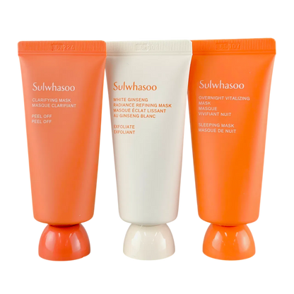 Sulwhasoo Mini Mask Kit (3 Masks) - RIMAN KBeauty - Korean Skincare Routine for Glass Skin