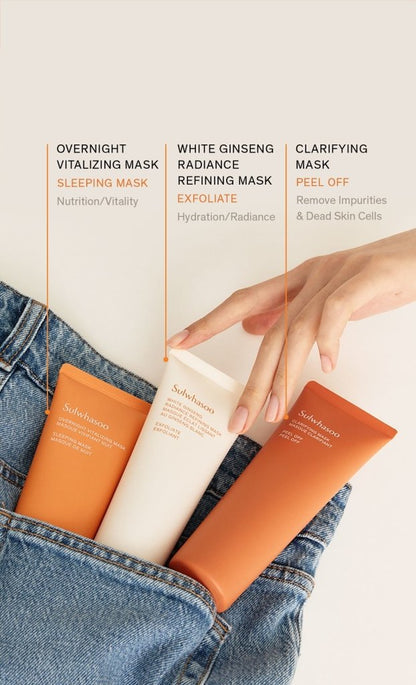 Sulwhasoo Mini Mask Kit (3 Masks) - RIMAN KBeauty - Korean Skincare Routine for Glass Skin