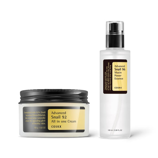 Cosrx Snail Mucin Duo Set 100ml and 100g - We Are KBeauty - Korean Skincare Routine for Glass Skin