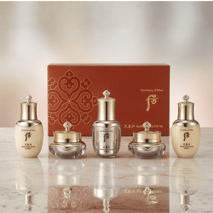 The History of Whoo: Cheongidan Radiant 5 pcs Special Travel Set - We Are KBeauty - Korean Skincare Routine for Glass Skin