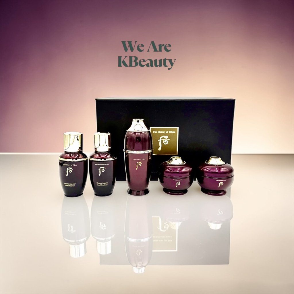 The History of Whoo: Imperial Youth Special Travel 5 Piece Set - We Are KBeauty - Korean Skincare Routine for Glass Skin
