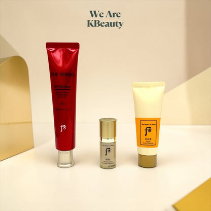 The History of Whoo: UV Ultimate Red Vitamin Sunscreen 75mL SPF50+ PA++++ 3 Piece Set - We Are KBeauty - Korean Skincare Routine for Glass Skin